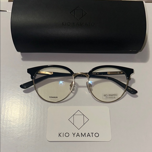 Kio Yamato Black Titanium Glasses